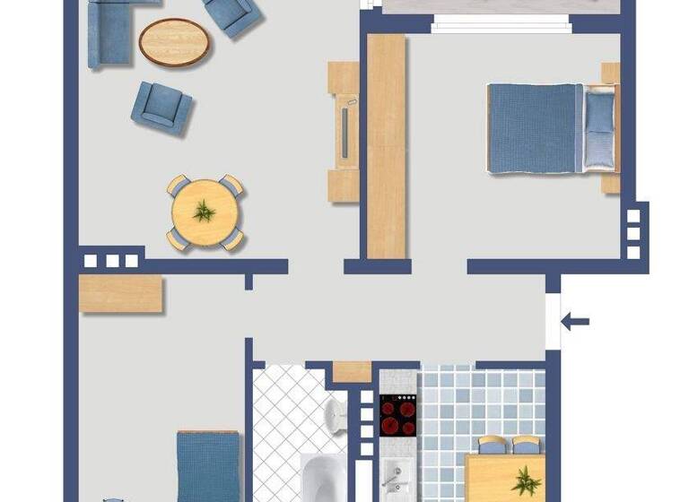 Wohnung zur Miete 650 € 3 Zimmer 67,3 m² frei ab 01.05.2026 Albrecht-Thaer-Straße 3 Uelzen 29525