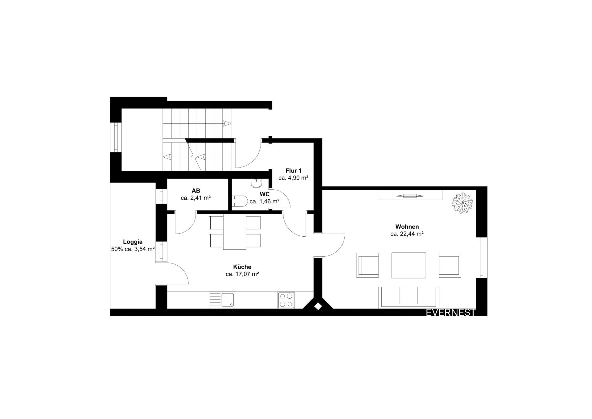 Maisonette zum Kauf 159.000 € 3 Zimmer 86 m²<br/>Wohnfläche 3.<br/>Geschoss Hillerheide Recklinghausen 45659