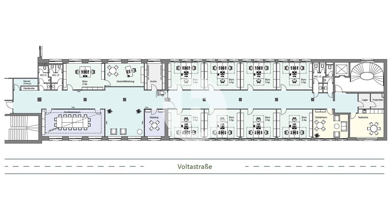 Bürofläche zur Miete provisionsfrei 16,90 € 644 m²<br/>Bürofläche ab 644 m²<br/>Teilbarkeit Bockenheim Frankfurt am Main 60486