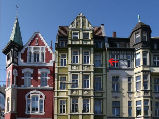Wohnung zur Miete 590 € 2,5 Zimmer 72 m² Geschoss 3/4 frei ab sofort Hamm-Mitte Hamm 59065