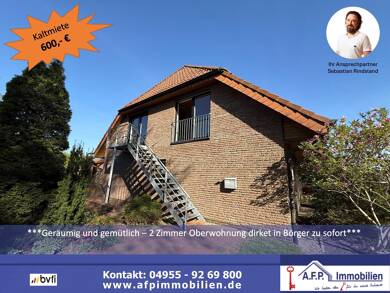Wohnung zur Miete 600 € 2 Zimmer 80 m² Dachgeschoss Börger 26904
