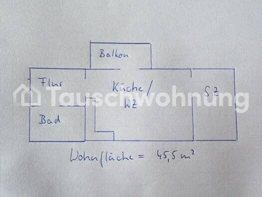 Wohnung zur Miete Tauschwohnung 450 € 2 Zimmer 45 m² Leipziger Vorstadt Dresden 01097