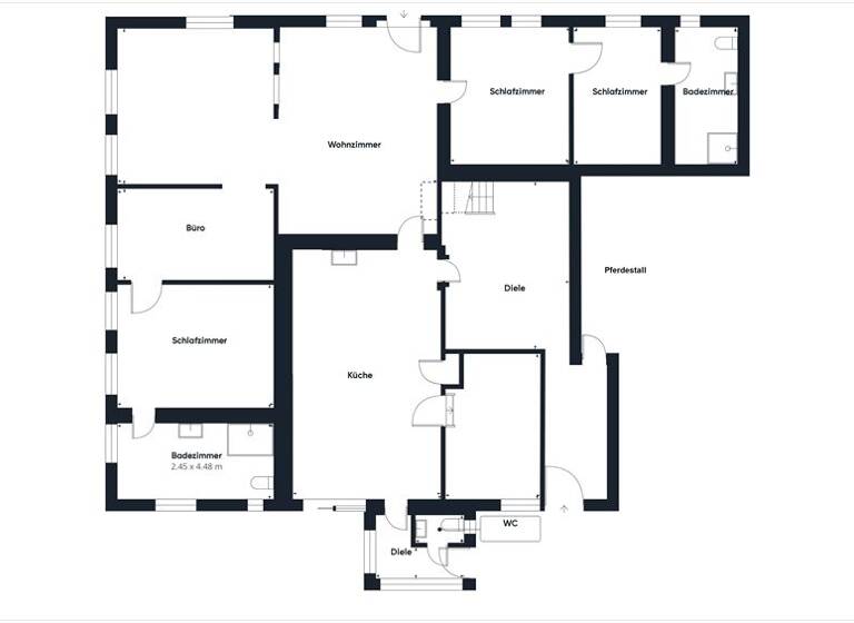 Einfamilienhaus zum Kauf 690.000 € 10 Zimmer 407,9 m² 12.868 m² Grundstück Sumte 19273