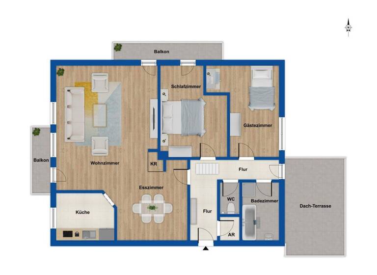 Wohnung zum Kauf 539.000 € 4 Zimmer 122 m² 2. Geschoss Oberammergau 82487