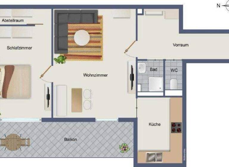 Wohnung zum Kauf 195.000 € 2 Zimmer 55 m² 8. Geschoss Wetzelsdorf Graz,15.Bez.:Wetzelsdorf 8053