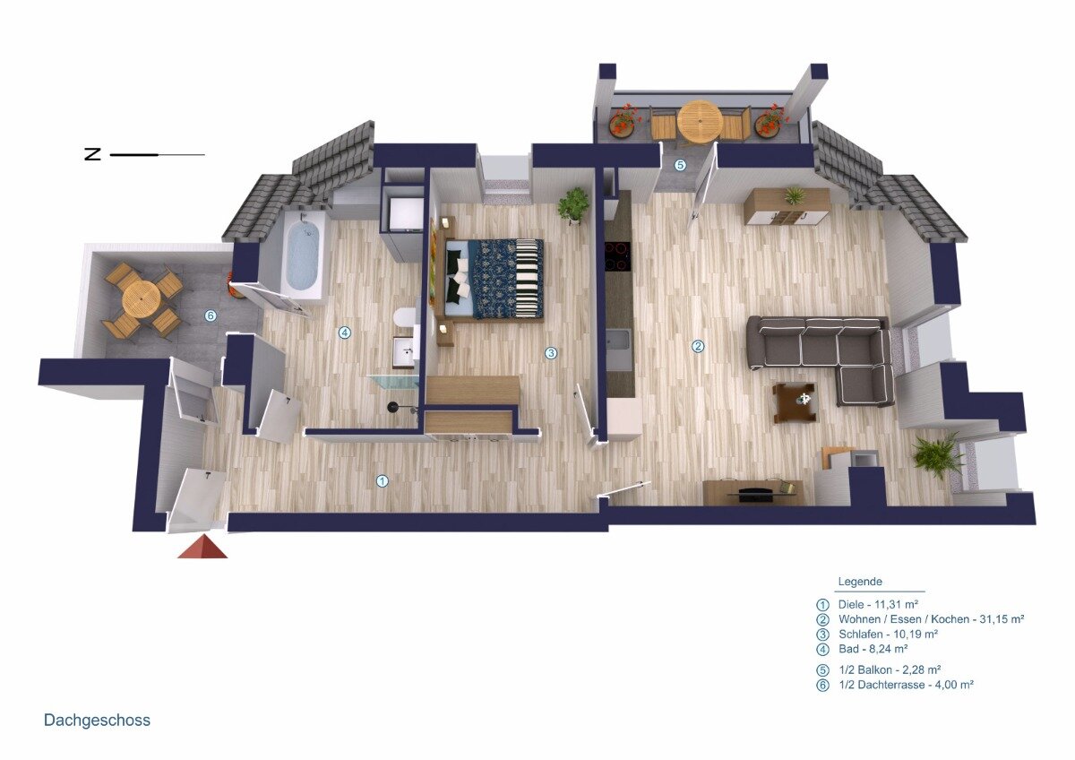 Wohnung zum Kauf 375.000 € 2 Zimmer 67,2 m²<br/>Wohnfläche 3.<br/>Geschoss Kühlungsborn 18225