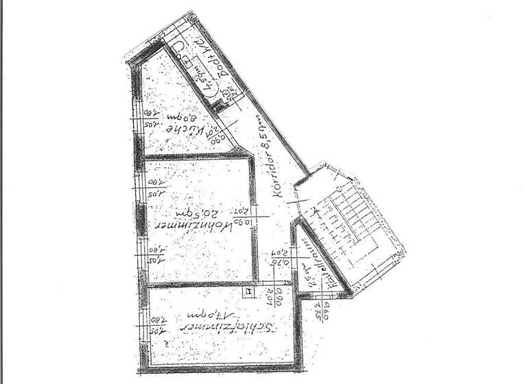 Wohnung zur Miete 299 € 2 Zimmer 61 m² 1. Geschoss frei ab sofort Packhofstr. 1 Meerane 08393