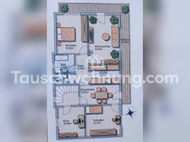 Wohnung zur Miete Tauschwohnung 900 € 4 Zimmer 88 m² 1. Geschoss Madau Bad Aibling 83043