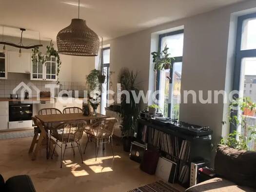 Wohnung zur Miete Tauschwohnung 750 € 3 Zimmer 84 m² 3. Geschoss Connewitz Leipzig 04277