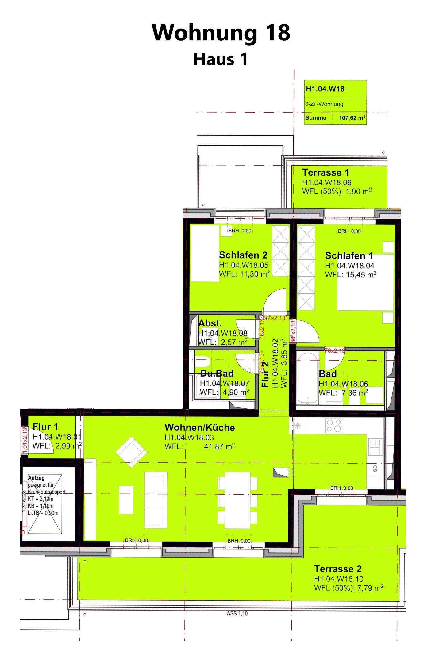 Penthouse zum Kauf provisionsfrei 629.200 € 3 Zimmer 107,6 m²<br/>Wohnfläche Trier-West 5 Trier 54294