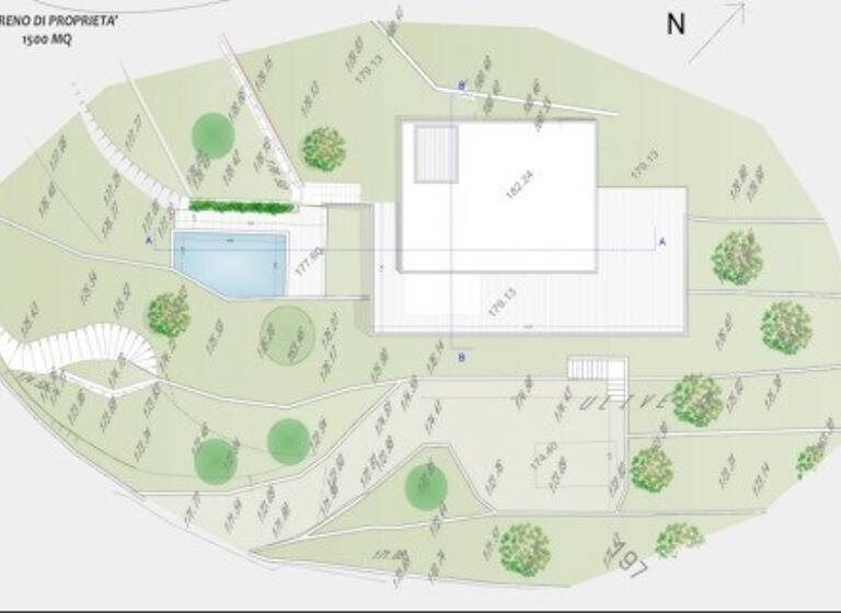 Einfamilienhaus zum Kauf 1.500.000 € 5 Zimmer 230 m² 1.500 m² Grundstück IMPERIA 18100