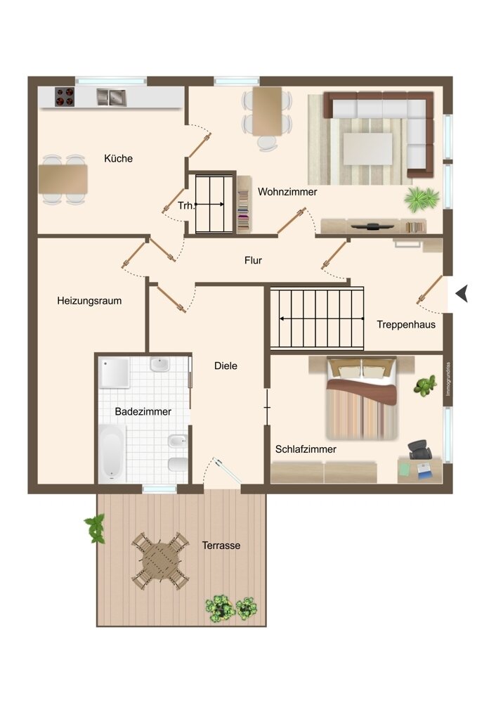 Mehrfamilienhaus zum Kauf 199.000 € 6 Zimmer 119,1 m²<br/>Wohnfläche 157 m²<br/>Grundstück Bevergern Hörstel 48477