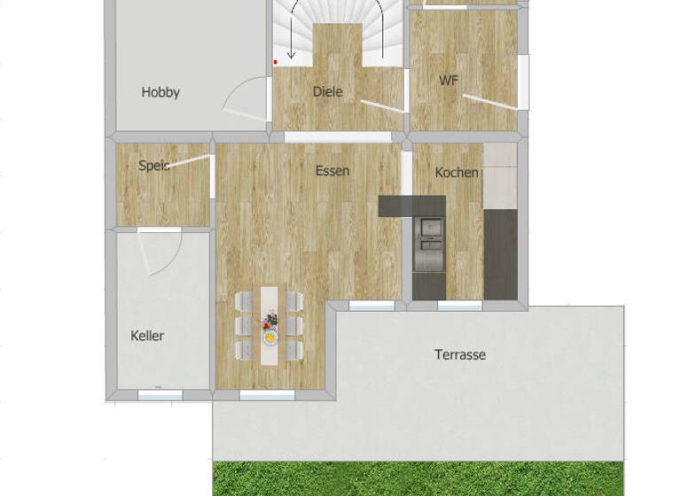 Doppelhaushälfte zur Miete 1.300 € 4 Zimmer 122 m² 518 m² Grundstück frei ab 01.07.2026 Vilsbiburg 84137