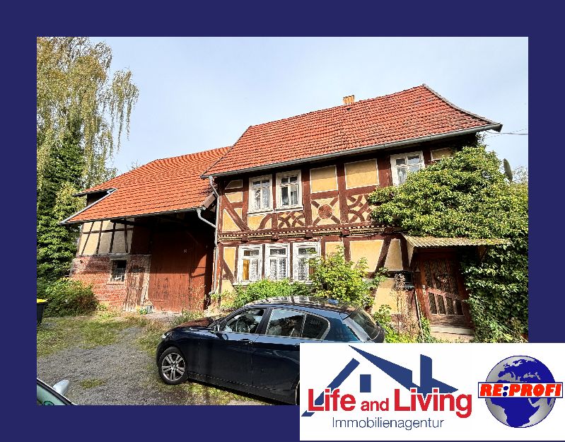 Bauernhaus zum Kauf 19.900 € 4 Zimmer 101 m²<br/>Wohnfläche 647 m²<br/>Grundstück Hauptstraße 60 Groß-Felda Feldatal 36325