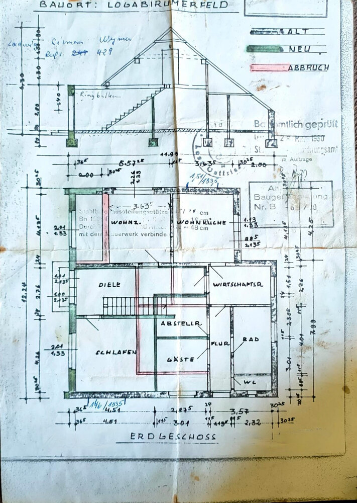 Einfamilienhaus zum Kauf 250.000 € 5 Zimmer 139 m²<br/>Wohnfläche 4.460 m²<br/>Grundstück Logabirum Leer (Ostfriesland) / Logabirum 26789