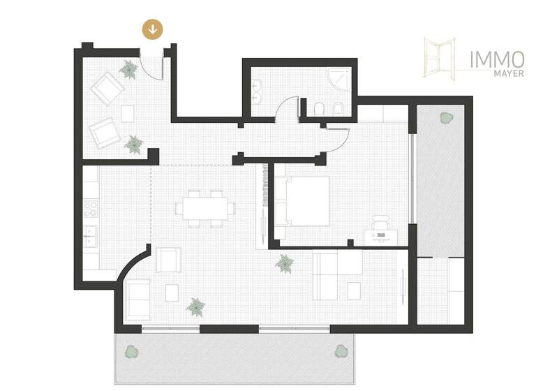 Wohnung zum Kauf 357.000 € 2 Zimmer 83 m² 3. Geschoss Partschins 39020