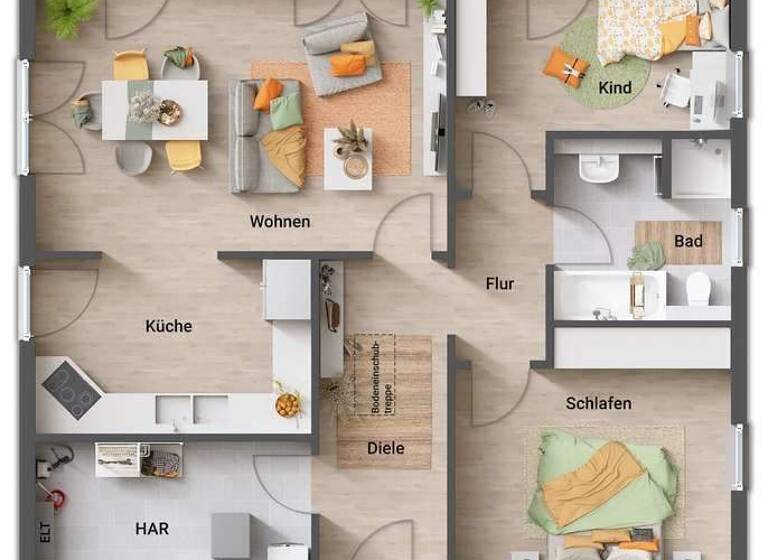 Haus zum Kauf provisionsfrei 581.050 € 3 Zimmer 92 m² 964 m² Grundstück Wincheringen 54457