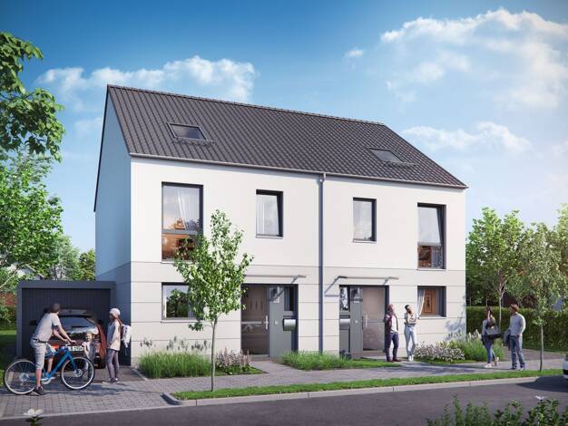 Doppelhaushälfte zur Miete - Erstbezug 2.145 € 5 Zimmer 126 m² 319 m² Grundstück frei ab 18.12.2026 Wesseling Wesseling 50389