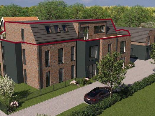 Penthouse zum Kauf 473.900 € 3 Zimmer 141,4 m² Hauptstraße 22 Völlenerfehn Westoverledingen 26810