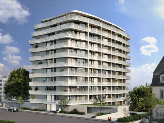 Wohnung zum Kauf - Erstbezug provisionsfrei 405.400 € 2 Zimmer 50,3 m² 5. Geschoss Am Briel 53 Petershausen Konstanz 78467