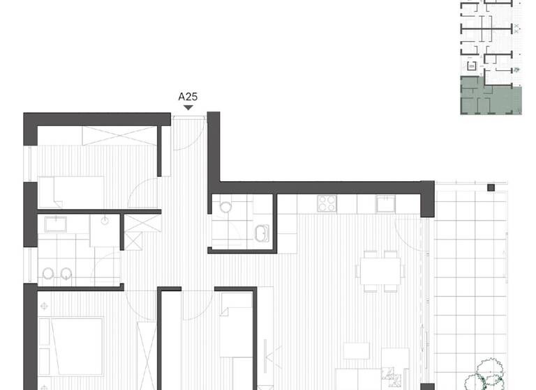 Wohnung zum Kauf 743.000 € 4 Zimmer 79,1 m² 3. Geschoss Dantestraße Brixen 39042