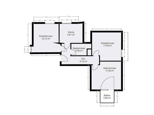 Wohnung zur Miete 950 € 3 Zimmer 76 m² 2. Geschoss frei ab 01.01.2026 Bahnhofstraße 70 Bordesholm 24582