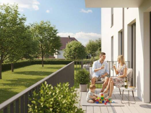 Wohnung zum Kauf - Erstbezug provisionsfrei 219.999 € 2 Zimmer 50 m² 1. Geschoss Leostraße 26 Hövelhof 33161