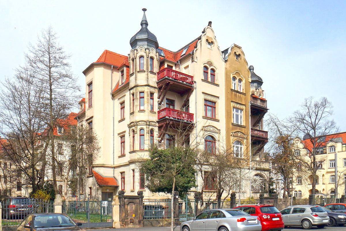 Wohnung zur Miete 514 € 2 Zimmer 54,1 m²<br/>Wohnfläche 1.<br/>Geschoss 01.02.2025<br/>Verfügbarkeit Anton-Graff-Straße 27 Johannstadt-Südost (Anton-Graff-Str.) Dresden 01309