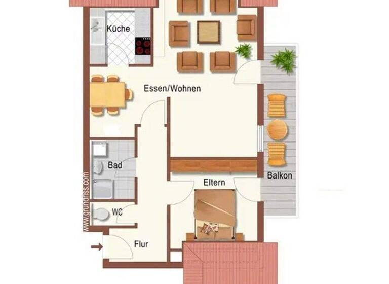 Wohnung zum Kauf 249.000 € 2,5 Zimmer 60 m² Neustadt Waiblingen 71336
