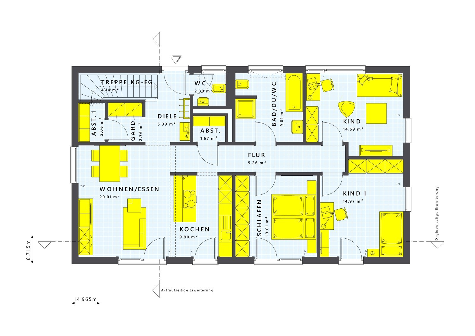 Bungalow zum Kauf provisionsfrei 1.072.412 € 4 Zimmer 110 m²<br/>Wohnfläche 1.065 m²<br/>Grundstück Falkenstein Königstein im Taunus 61462