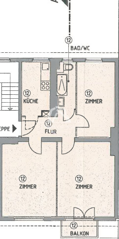 Wohnung zum Kauf provisionsfrei 349.000 € 3 Zimmer 59 m²<br/>Wohnfläche 5.<br/>Geschoss Kyffhäuser Str. 22 Schöneberg Berlin 10781