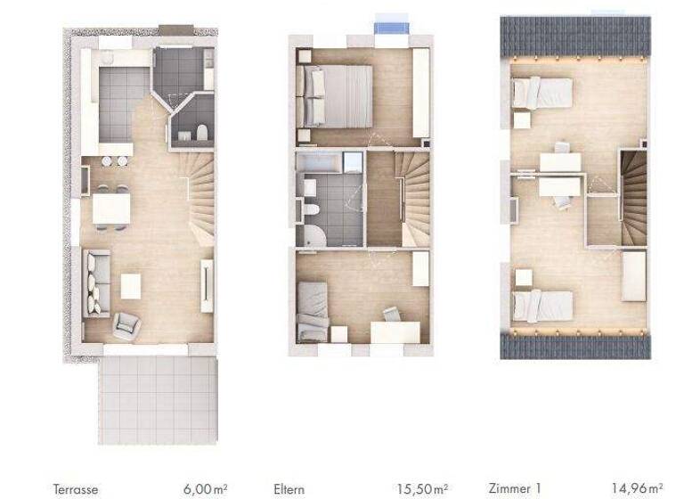 Reihenendhaus zum Kauf - Erstbezug provisionsfrei 619.900 € 5 Zimmer 123 m² 182 m² Grundstück Am Hollerbach - Wildsachsen Hofheim am Taunus / Wildsachsen 65719