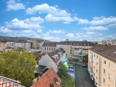 Wohnung zum Kauf 399.900 € 4 Zimmer 115 m² Dachgeschoss Sanderau Würzburg 97072