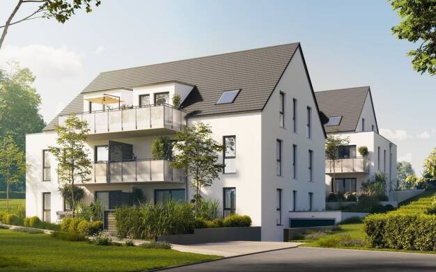 Wohnung zum Kauf - Neubau provisionsfrei als Kapitalanlage geeignet 369.900 € 2 Zimmer 59,3 m² Corneliusstrasse 13 Katzwang Nürnberg 90455
