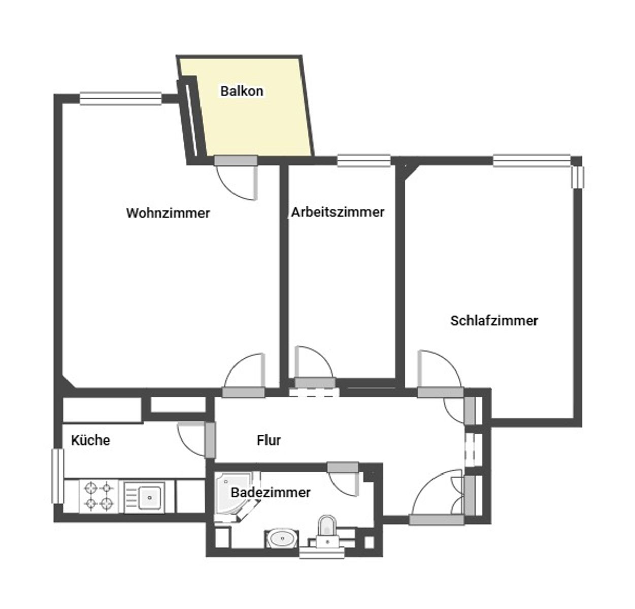 Immobilie zum Kauf als Kapitalanlage geeignet 249.000 € 3 Zimmer 66,9 m²<br/>Fläche Wittenau Berlin 13403