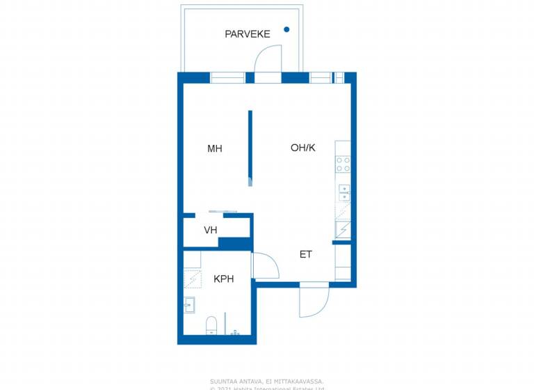 Wohnung zum Kauf 119.000 € 2 Zimmer 40 m² 3. Geschoss Iso Kylätie 21-23 Sipoo 04130
