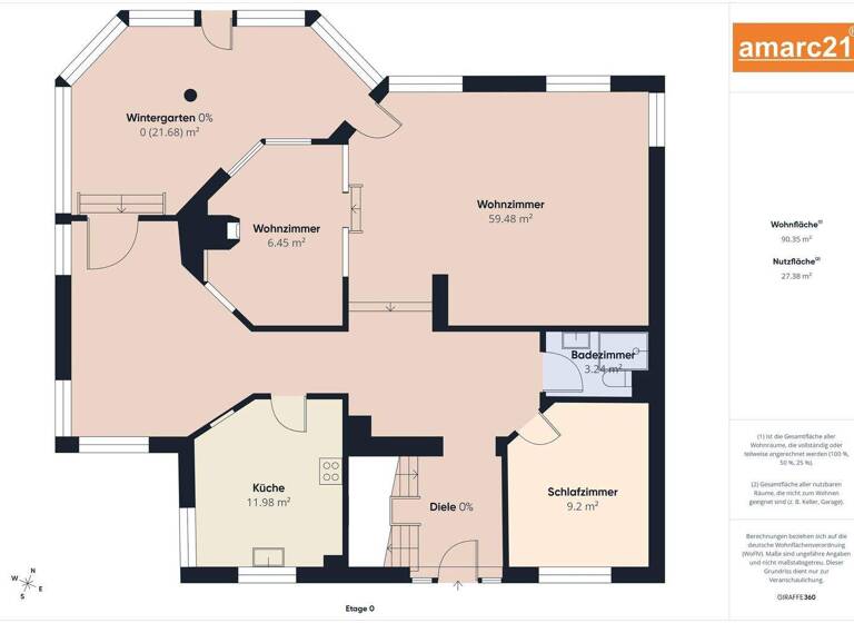 Mehrfamilienhaus zum Kauf 599.000 € 10 Zimmer 244 m² 447 m² Grundstück Wohngebiet 00 Merzenich 52399