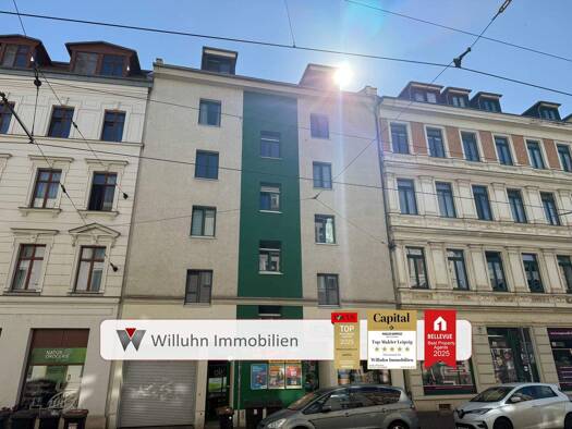 Wohnung zur Miete 607 € 2 Zimmer 50,6 m² 1. Geschoss frei ab 01.03.2026 Gohlis-Süd Leipzig 04155