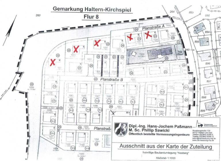 Grundstück zum Kauf 216.300 € 408 m² Grundstück Nesberg Haltern Haltern am See 45721