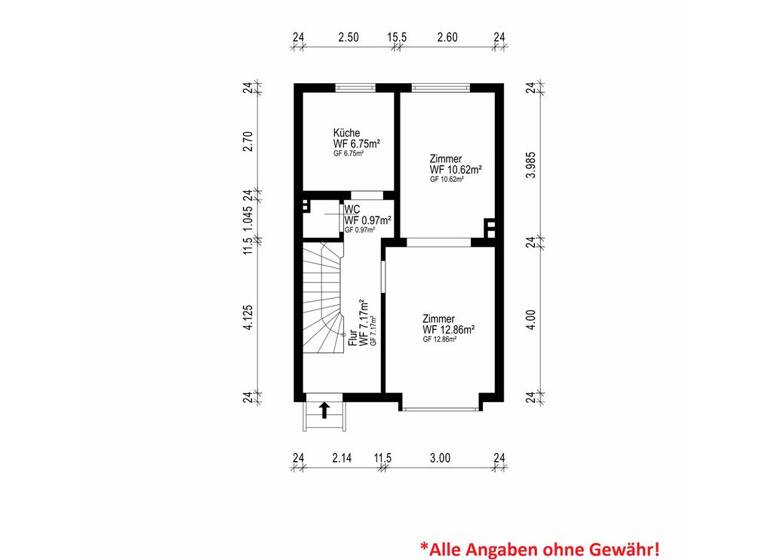 Reihenmittelhaus zum Kauf 199.000 € 4 Zimmer 75 m² 110 m² Grundstück Lindenhof Bremen 28237