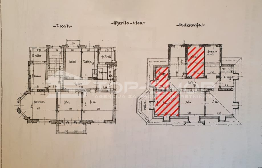 Wohnung zum Kauf 319.500 € 5 Zimmer 142 m²<br/>Wohnfläche 1.<br/>Geschoss Gornji grad