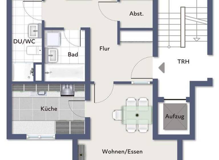 Wohnung zum Kauf 239.000 € 3,5 Zimmer 80,3 m² Söflingen 89081