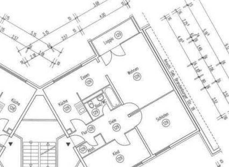 Wohnung zum Kauf provisionsfrei 207.000 € 3 Zimmer 78 m² 2. Geschoss Brandenburger Straße 20 Vogelstang Mannheim 68309