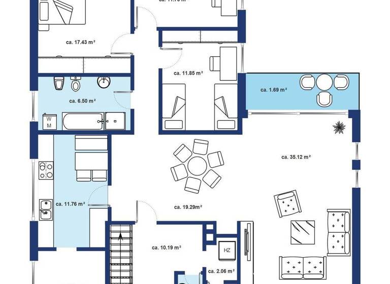 Bungalow zum Kauf 358.000 € 6 Zimmer 185 m² 776 m² Grundstück Nordhorn 48531
