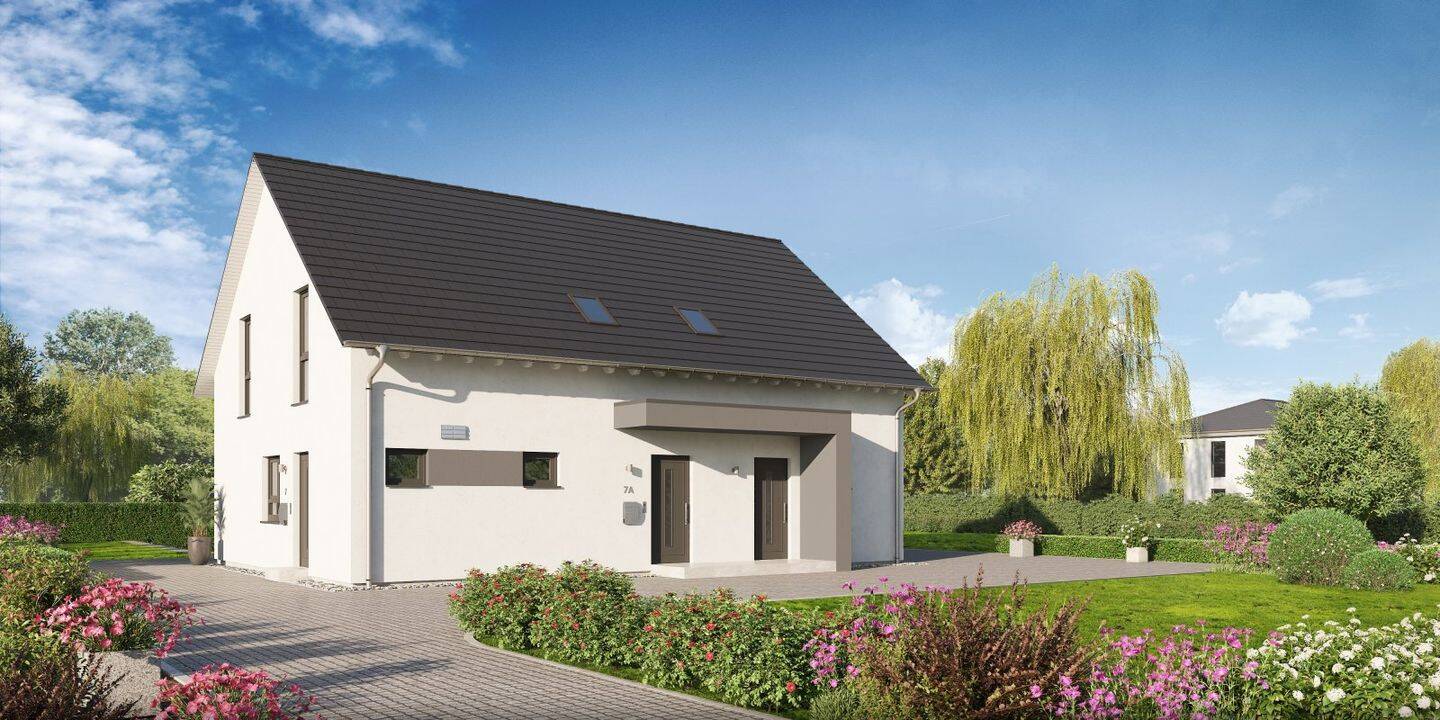 Immobilie in Aidhausen - Individuelles Mehrfamilienhaus in Aidhausen - Flexibles Ausbauhaus mit allkauf Servicegarantie - Bild 1