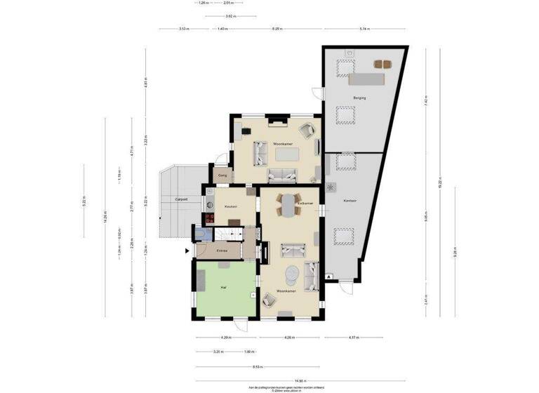 Haus zum Kauf 950.000 € 5 Zimmer 202 m² 420 m² Grundstück overstraat 40 amerongen 3958 BV