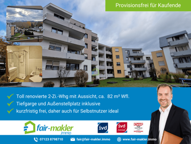 Wohnung zum Kauf provisionsfrei 264.000 € 2 Zimmer 82,6 m² 3. Geschoss Metzingen Metzingen 72555