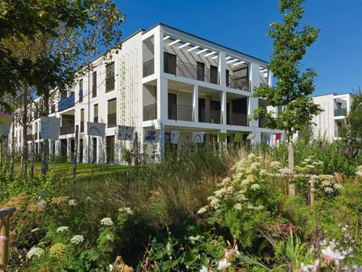 Wohnung zum Kauf - Erstbezug provisionsfrei 443.400 € 2 Zimmer 48,2 m² 1. Geschoss Hausener Holzweg 8a Heimstetten Kirchheim bei München 85551