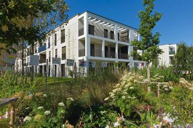 Wohnung zum Kauf - Neubau provisionsfrei 443.400 € 2 Zimmer 48,2 m² 1. Geschoss Hausener Holzweg 8a Heimstetten Kirchheim bei München 85551
