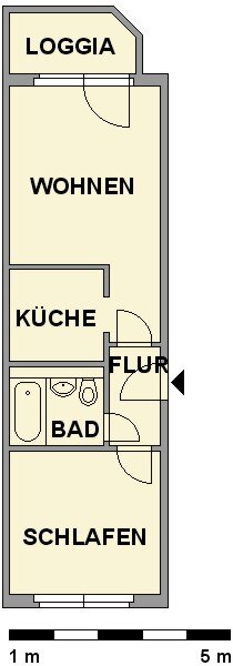 Wohnung zur Miete 190 € 2 Zimmer 40,2 m²<br/>Wohnfläche EG<br/>Geschoss 01.05.2025<br/>Verfügbarkeit Leipziger Str. 140e Borna-Heinersdorf 131 Chemnitz 09114